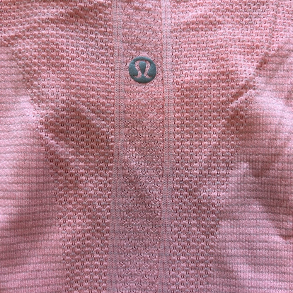 Lululemon Athletica Pink Patterned Shirt